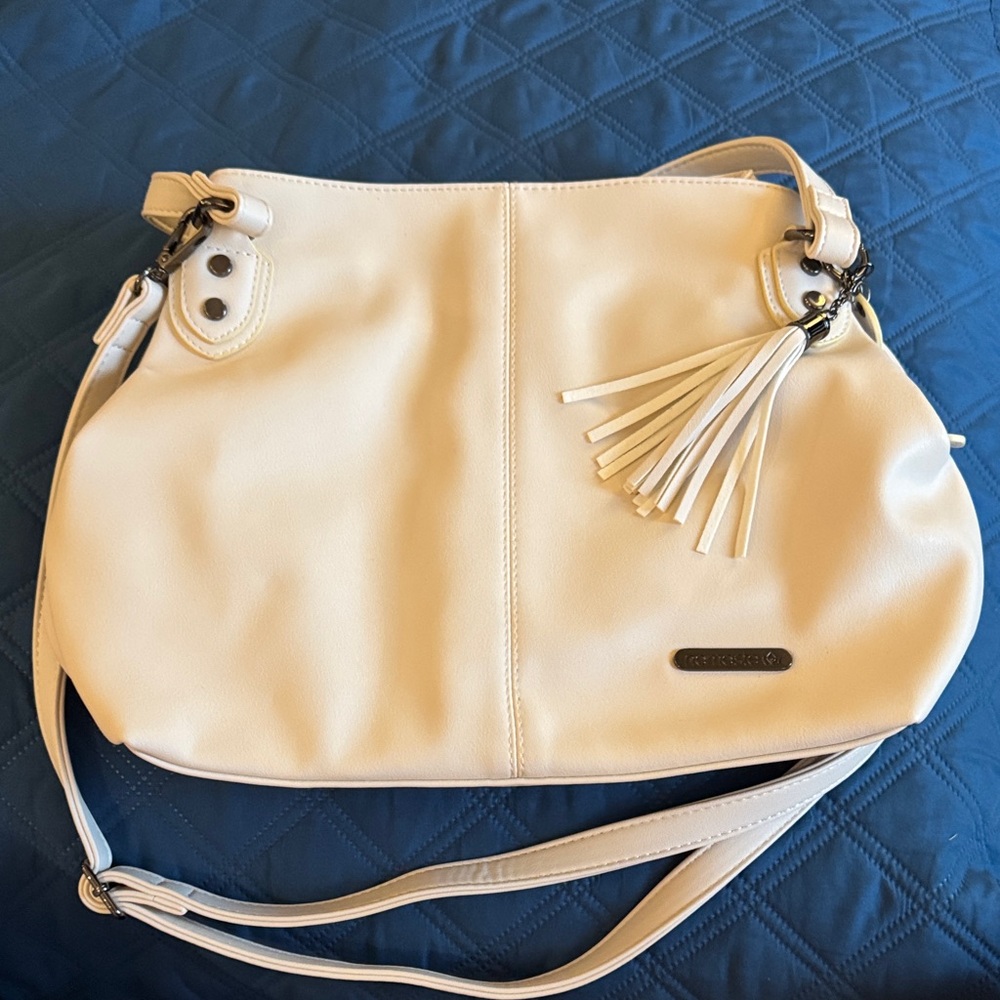 Namaste crafter's Cream Shoulder Bag